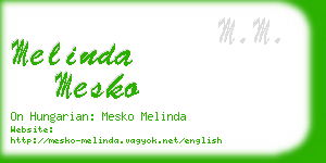 melinda mesko business card